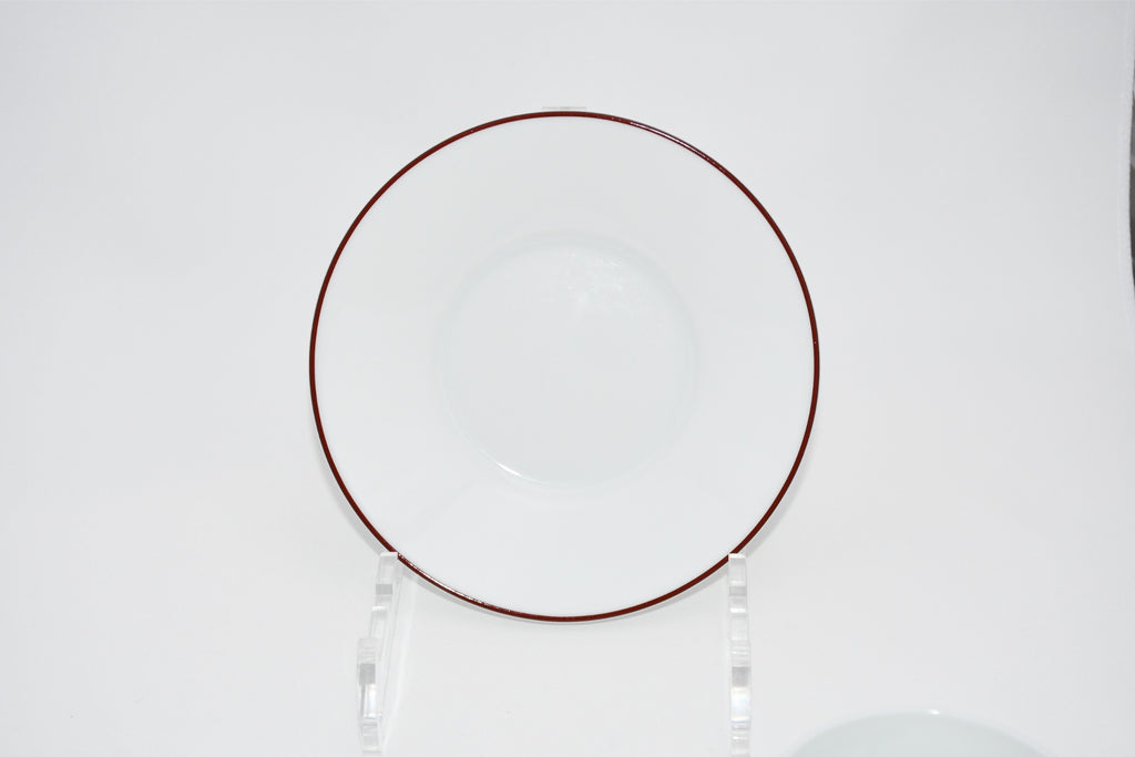Hermes Rhythm Tea Cup and Saucer 2 set red porcelain coffee white