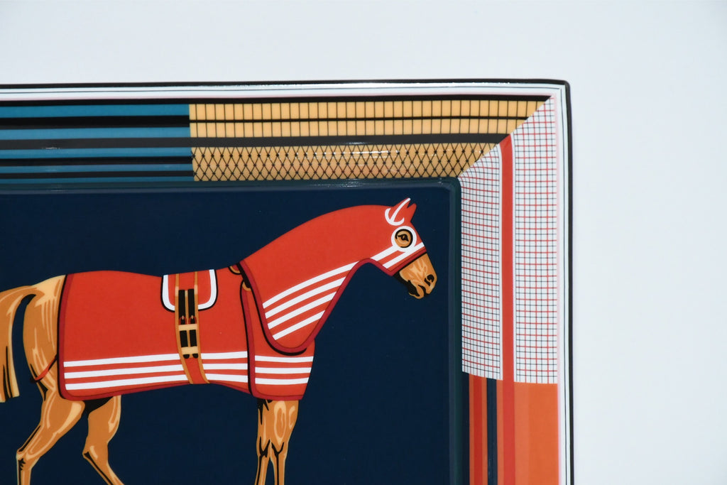 Hermes Rocabar a Cheval Change tray porcelain Ashtray horse plate tableware