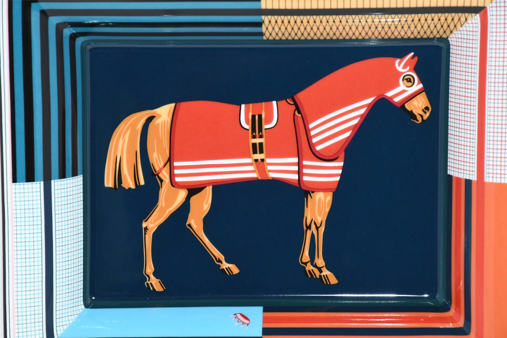 Hermes Rocabar a Cheval Change tray porcelain Ashtray horse plate tableware
