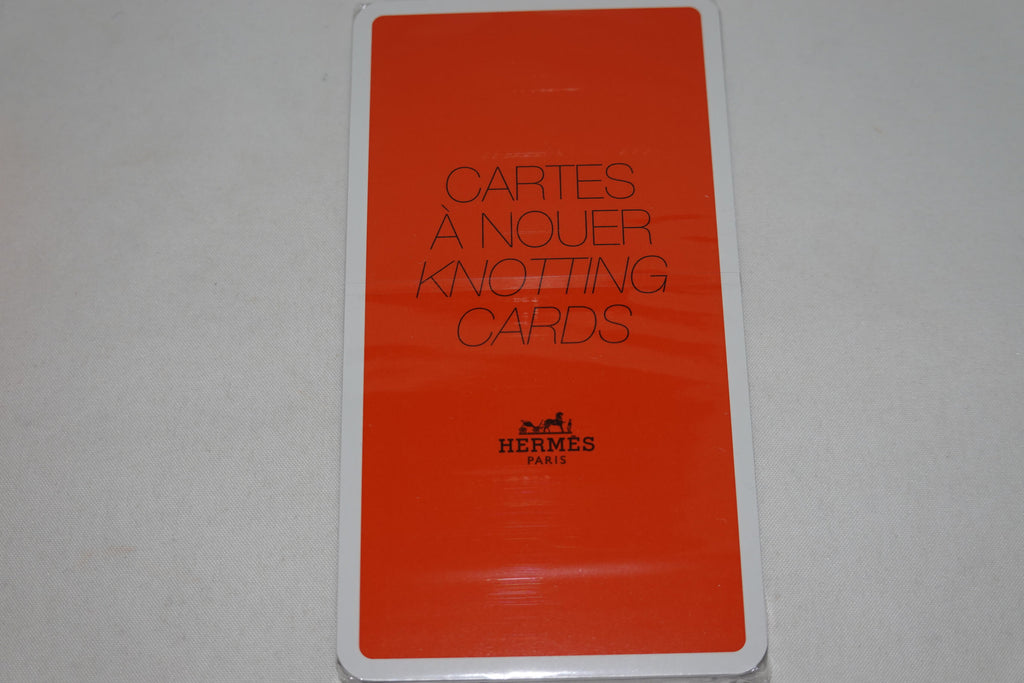 Hermes Scarf Accessory Knotting Cards No. 0 Tying How To Sealed