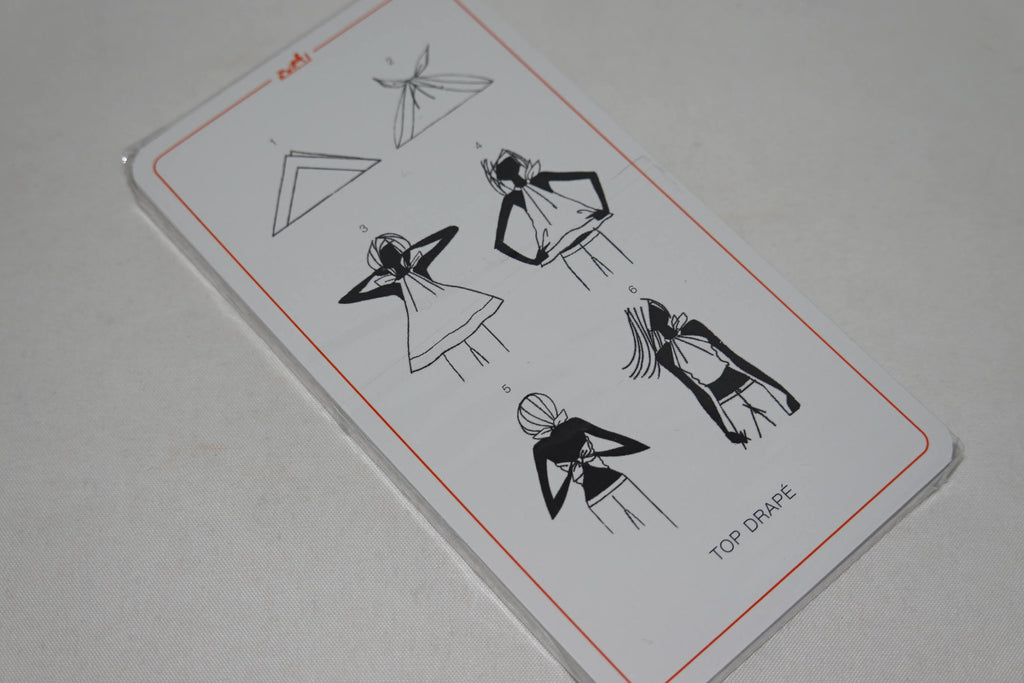 Hermes Scarf Accessory Knotting Cards No. 0 Tying How To Sealed