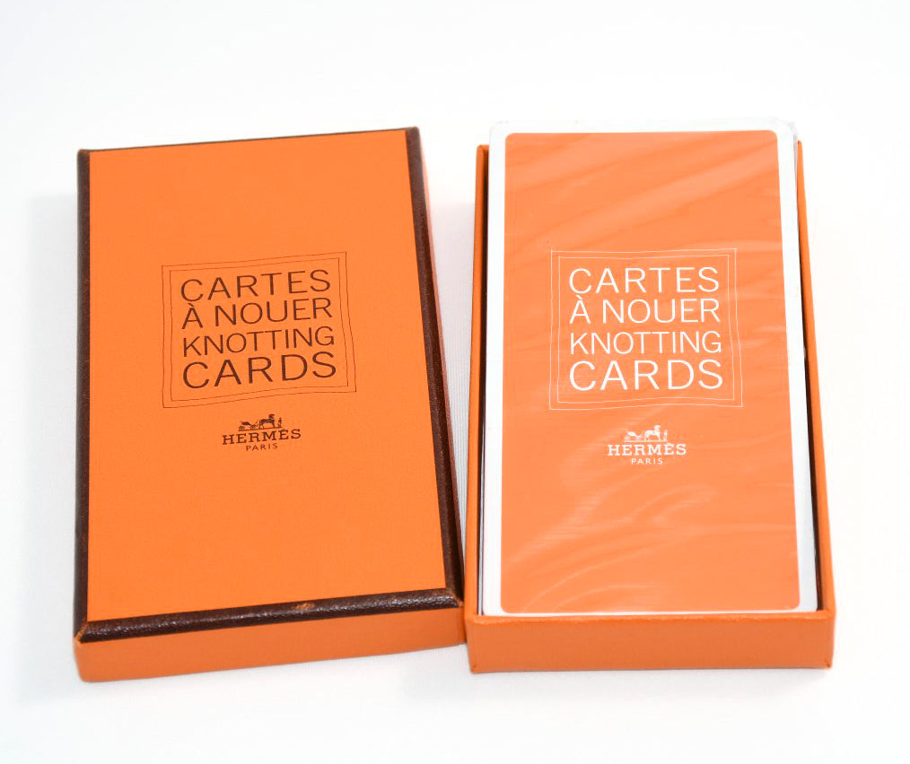 Hermes Scarf Accessory Knotting Cards No. 2 Tying How To Sealed M150