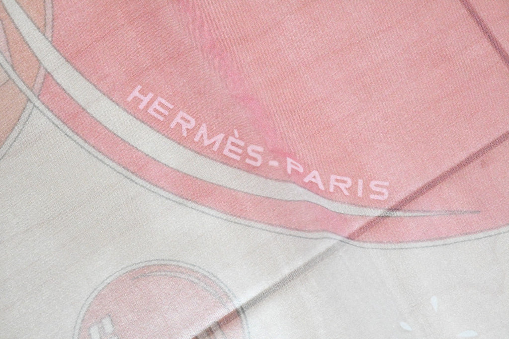 Hermes Scarf Bal De Bulles 90 cm Chiffon Silk mousseline soap bubble muslin