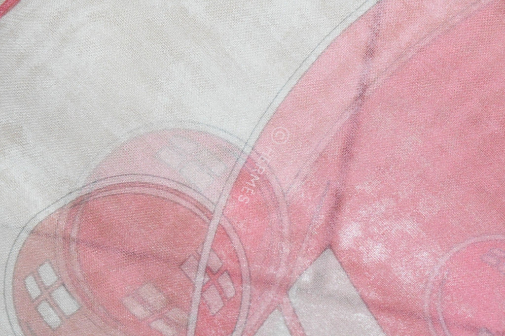 Hermes Scarf Bal De Bulles 90 cm Chiffon Silk mousseline soap bubble muslin