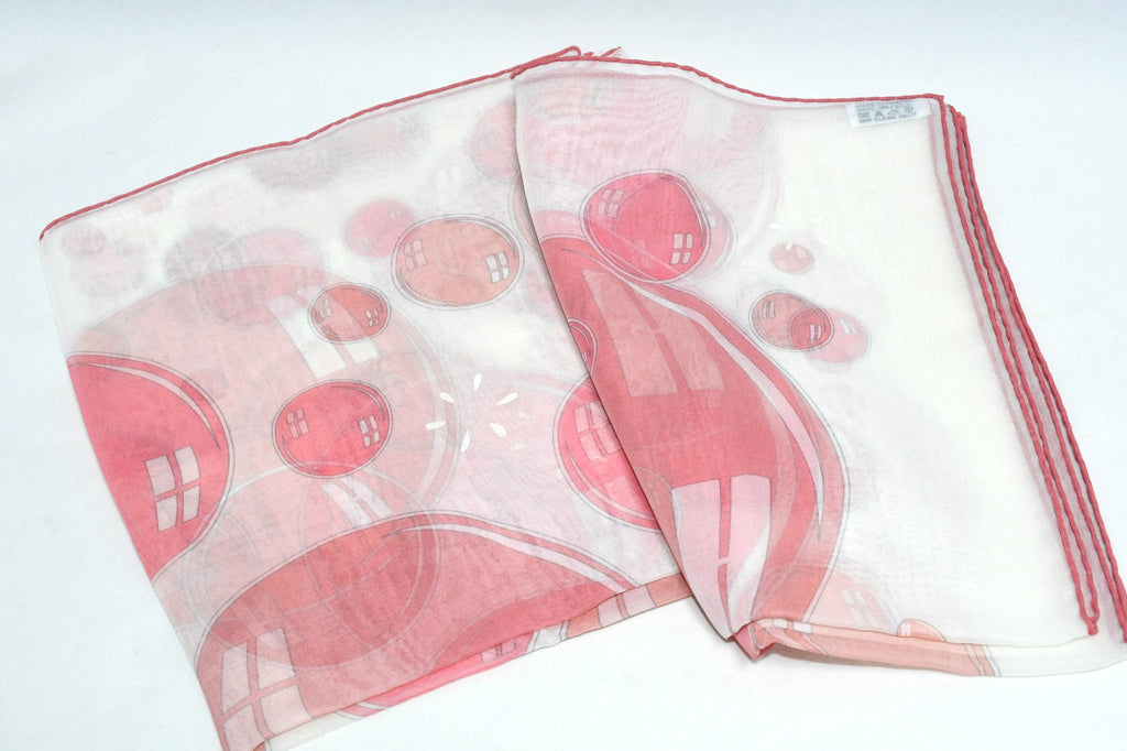 Hermes Scarf Bal De Bulles 90 cm Chiffon Silk mousseline soap bubble muslin