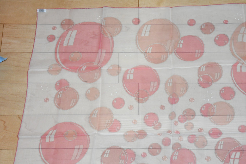 Hermes Scarf Bal De Bulles 90 cm Chiffon Silk mousseline soap bubble muslin
