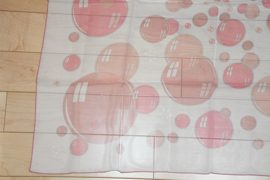 Hermes Scarf Bal De Bulles 90 cm Chiffon Silk mousseline soap bubble muslin