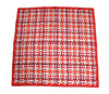 Hermes Scarf Bolduc au Carre 90 cm Silk red ribbon 35"