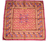 Hermes Scarf Chasse en Inde 90 cm Silk Purple Carre Shawl ME115