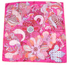 Hermes Scarf Fleurs d'Indiennes 90 cm silk pink Carre Indian flower 35"