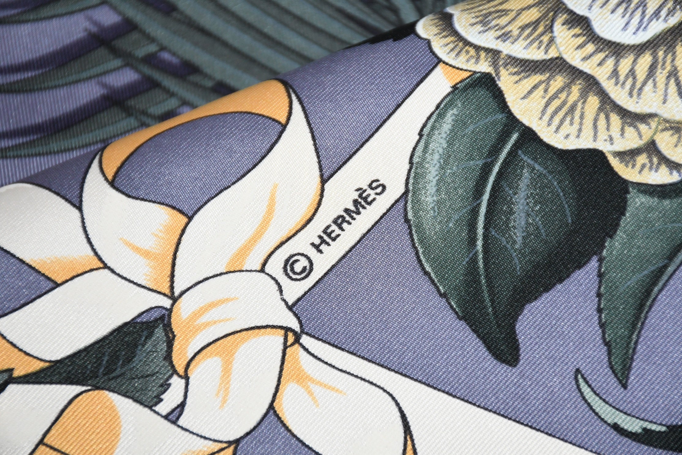 Hermes Scarf Fleurs de L'Opera by Julia Abadie 90 cm silk Carre