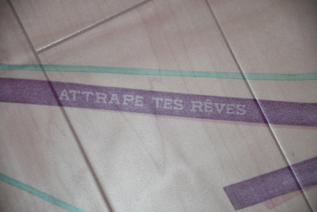 Hermes Scarf Horse carriage 90 cm Chiffon Silk mousseline Pink muslin 35"