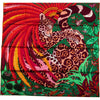Hermes Scarf Jaguar Quetzal 90 cm Silk orange red Carre animal 35"