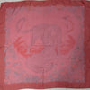 Hermes Scarf Jungle Love by Robert Dallet 90 cm Silk pink DIP DYE Carre animal