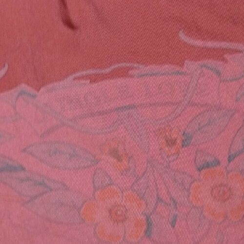 Hermes Scarf Jungle Love by Robert Dallet 90 cm Silk pink DIP DYE Carre animal