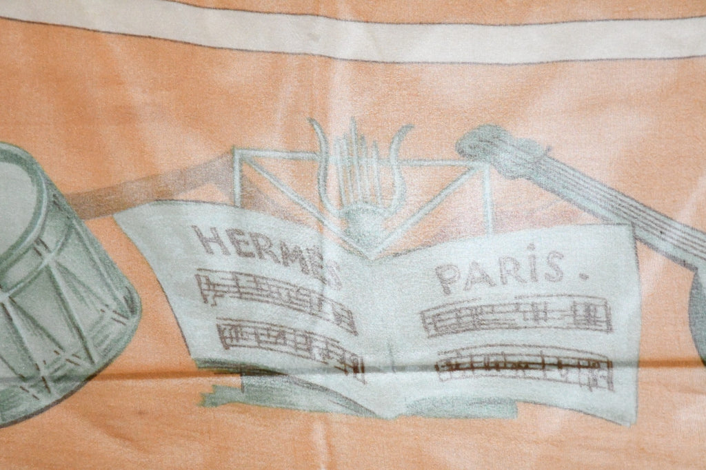 Hermes Scarf La Danse 90 cm Chiffon Silk mousseline Ballerina Dance