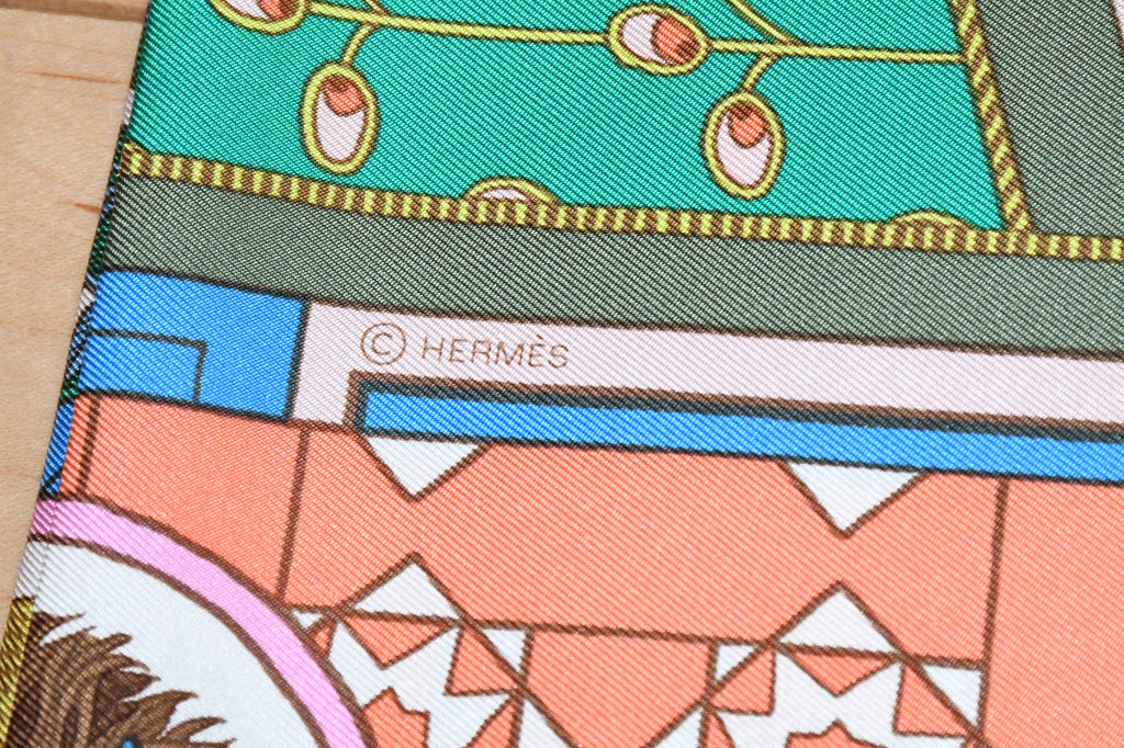 Hermes Scarf La Danse des Amazones by Edouard Baribeaud 90 cm silk Carre amazon 35"