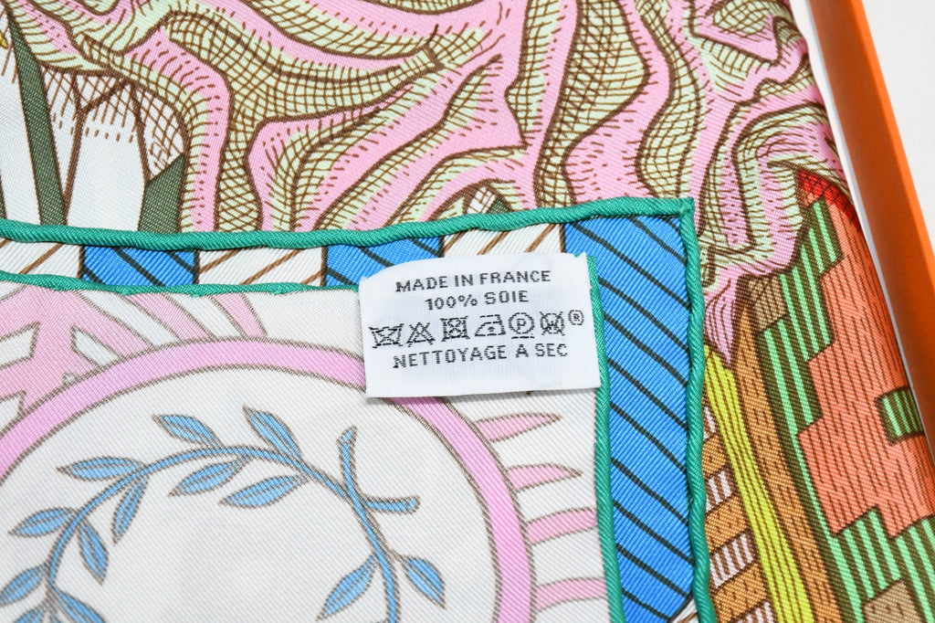 Hermes Scarf La Danse des Amazones by Edouard Baribeaud 90 cm silk Carre amazon 35"