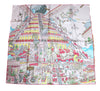 Hermes Scarf La Legende du Cheval a Plumes 90 cm silk pink Carre Pegasus horse