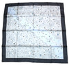 Hermes Scarf La Voie Lactee by Wlodek Kaminski 90 cm silk milky way gray black