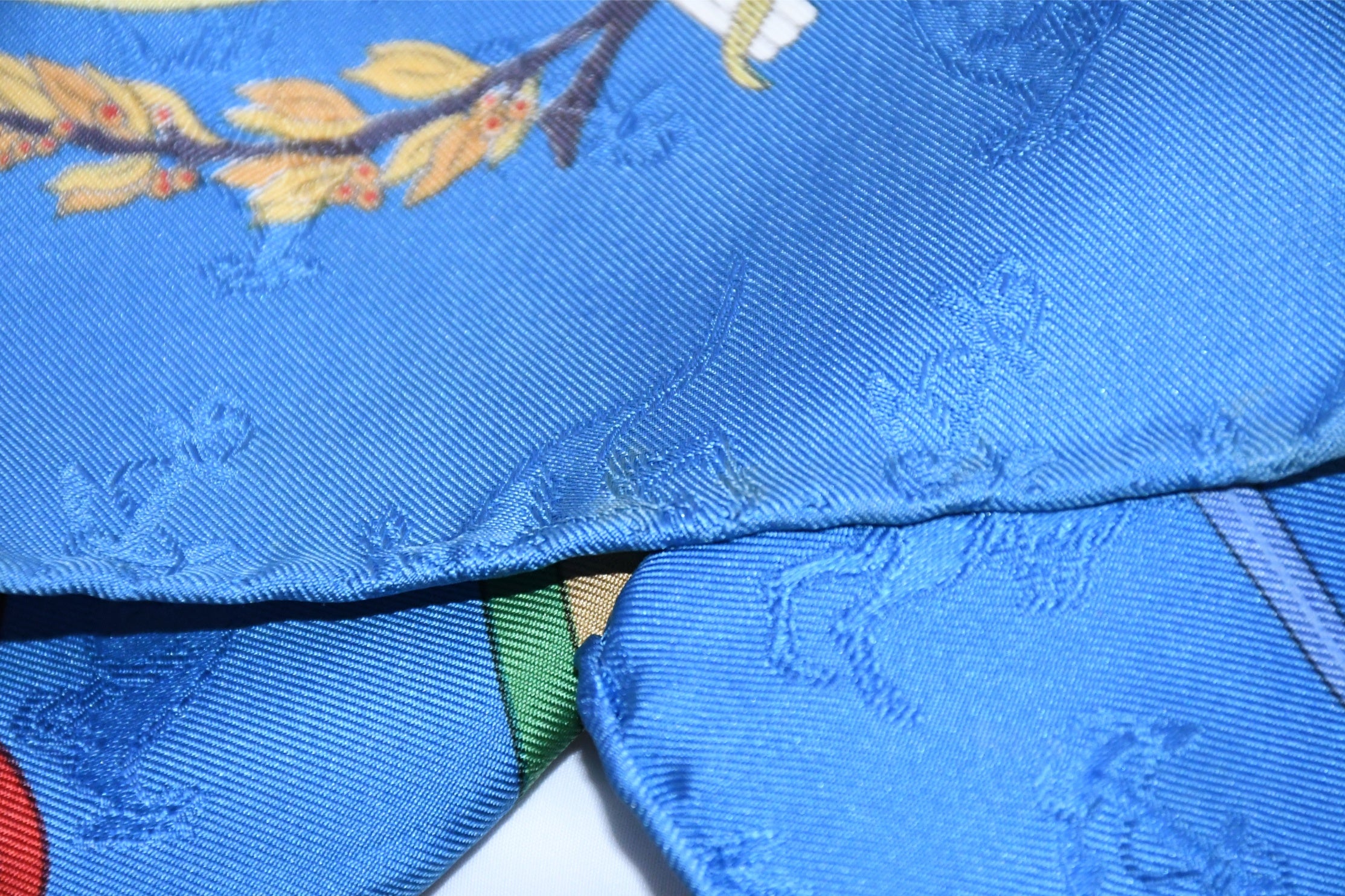 Hermes Scarf Le Geographe 90 cm silk blue geography Carre map 35