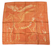 Hermes Scarf Le Pegase d'Hermes 90 cm silk orange Carre Pegasus horse 35"