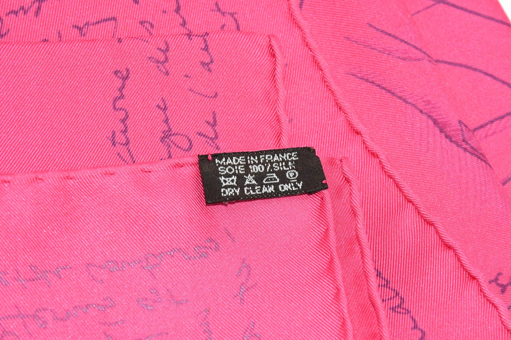Hermes Scarf Le Pegase d'Hermes by Christian Renonciat silk 90 cm pink Pegasus