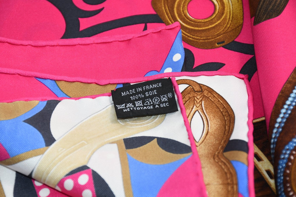 Hermes Scarf Le Regard de l'Arctique 90 cm silk pink Carre Arctic 35"