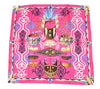 Hermes Scarf Le Regard de l'Arctique 90 cm silk pink Carre Arctic 35"