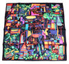 Hermes Scarf Modernisme tropical 90 cm silk black modernism Carre 35"