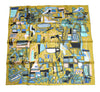 Hermes Scarf Modernisme tropical 90 cm silk yellow brown modernism Carre 35"