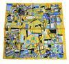Hermes Scarf Modernisme tropical 90 cm silk yellow modernism Carre 35"