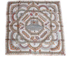 Hermes Scarf Parures des Maharajas Silk 90 cm pink Carre jewelry 35"