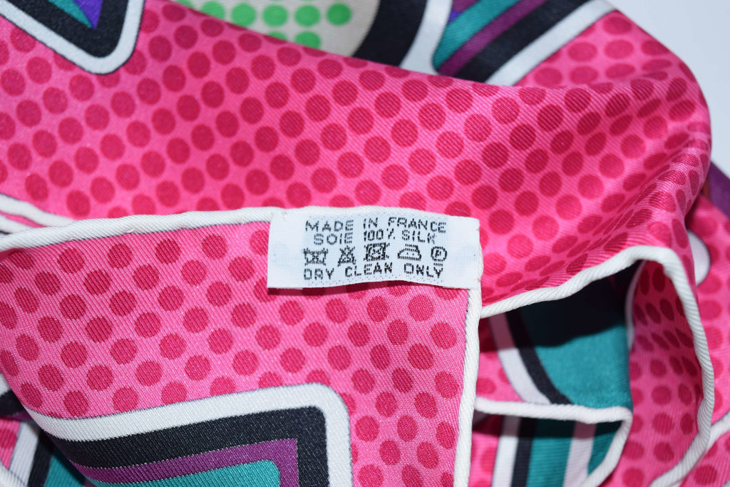 Hermes Scarf Pegase Pop Silk 70 cm Pink Carre Pegasus 27.5" inch RA3