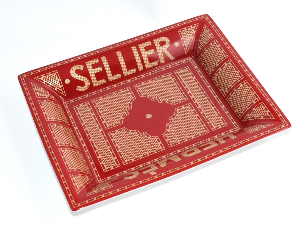 Hermes Sellier Change tray by Benoit Pierre Emery porcelain Ashtray plate 004