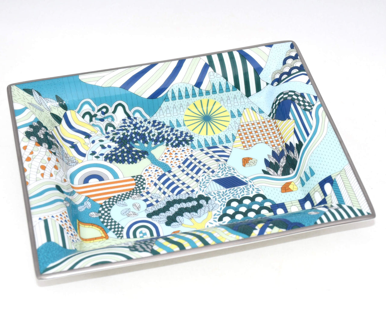 Hermes Semmering Change tray mountain Ashtray porcelain