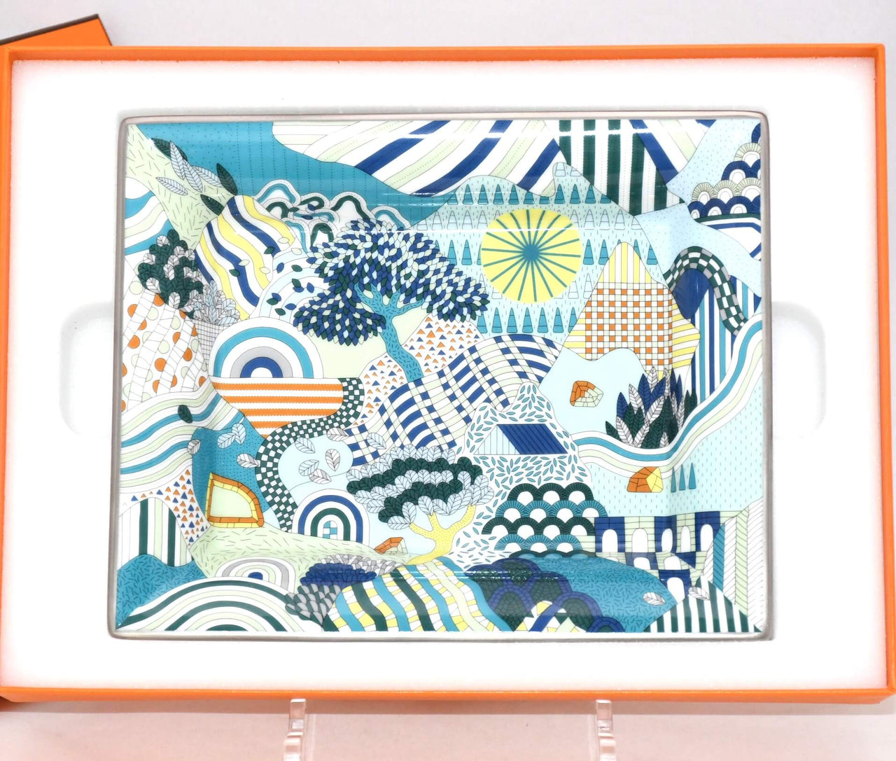 Hermes Semmering Change tray mountain Ashtray porcelain