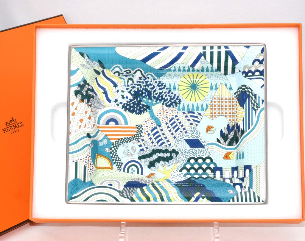 Hermes Semmering Change tray mountain Ashtray porcelain
