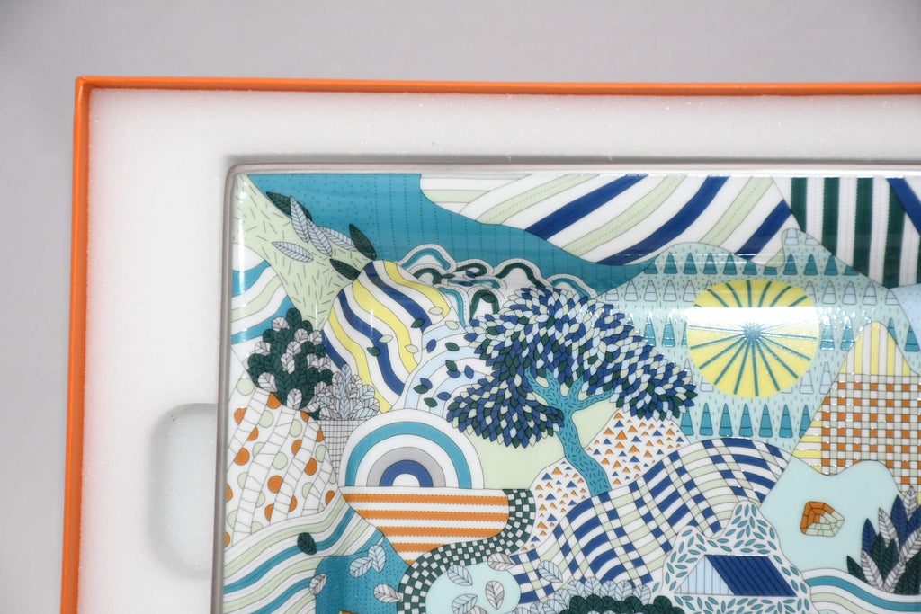 Hermes Semmering Change tray mountain Ashtray porcelain