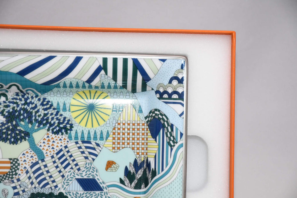 Hermes Semmering Change tray mountain Ashtray porcelain