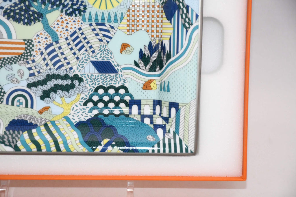 Hermes Semmering Change tray mountain Ashtray porcelain