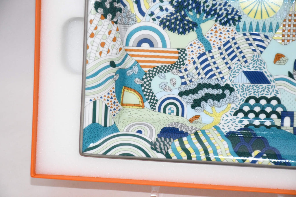 Hermes Semmering Change tray mountain Ashtray porcelain