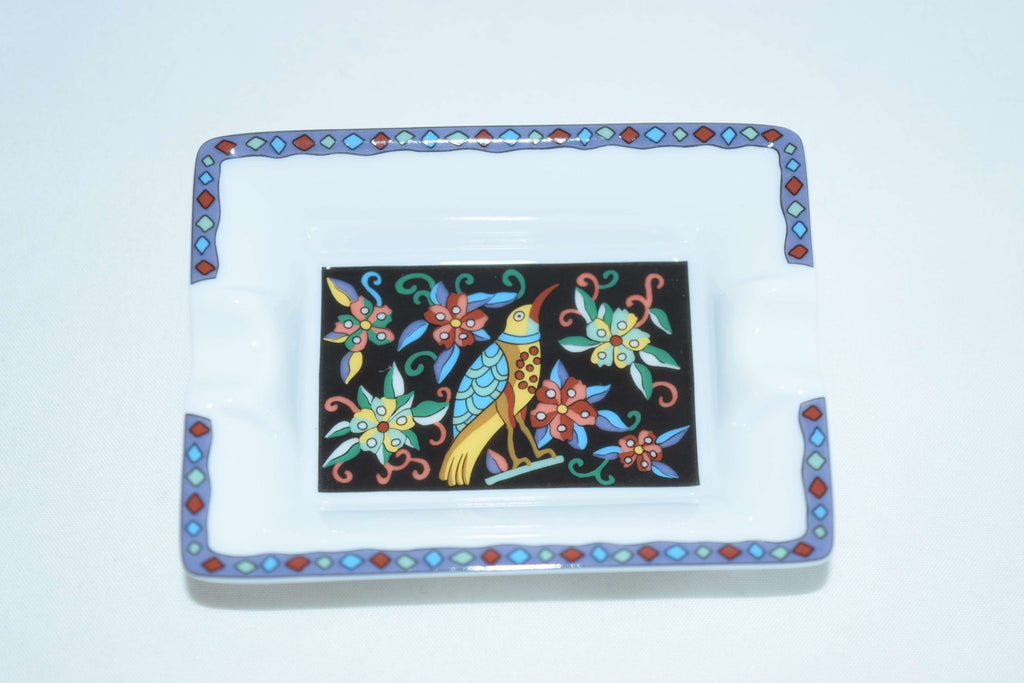 Hermes Set of 2 Mini Ashtray Giraffe bird Black Change tray dinnerware YA29