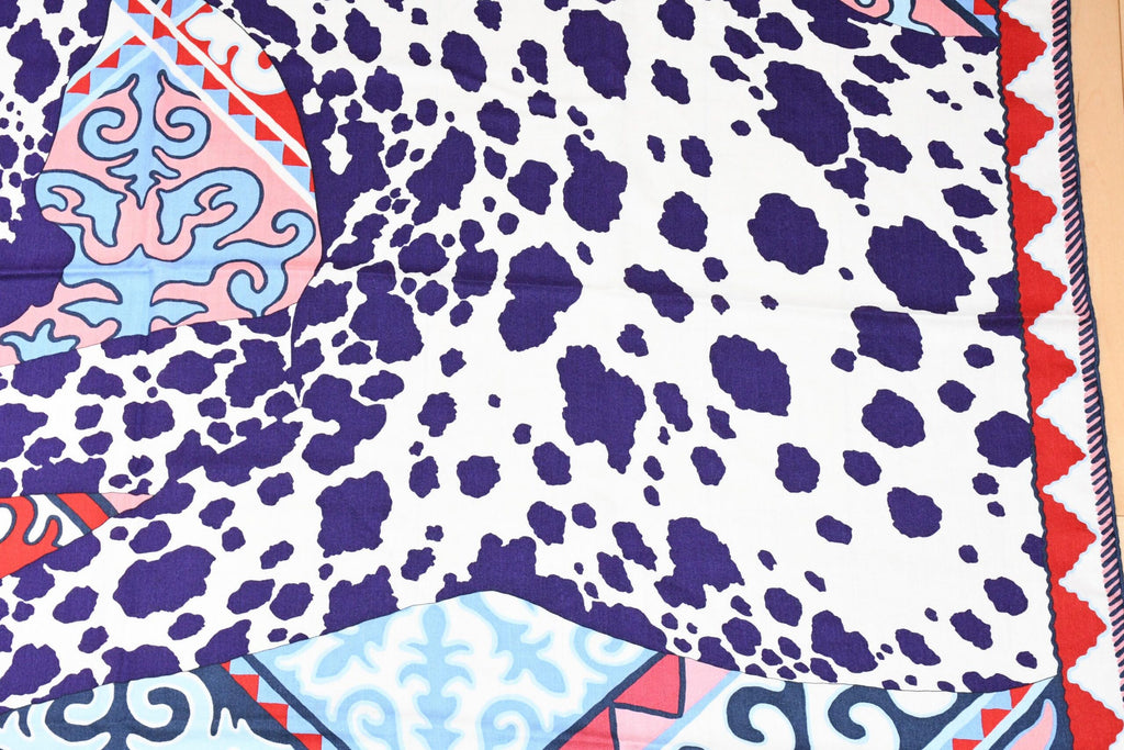 Hermes Shawl Appaloosa des Steppes 140 cm Cashmere silk scarf stole zebra horse