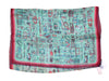 Hermes Shawl Carre en Boucles 180 x 65 cm Chiffon silk mousseline stole buckle chain
