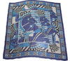 Hermes Shawl Chevaux de Karnak 140 cm Chiffon Silk mousseline scarf stole horse