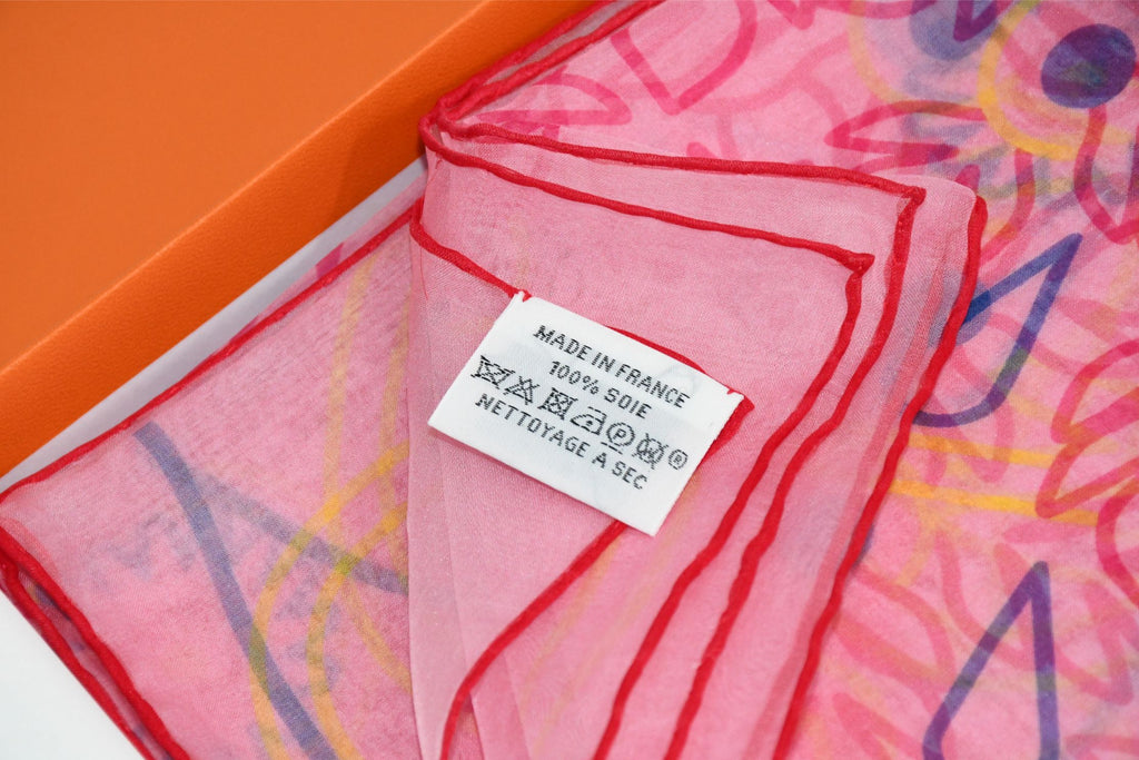 Hermes Shawl La Source de Pegase 140 cm Chiffon Silk mousseline scarf stole Pegasus
