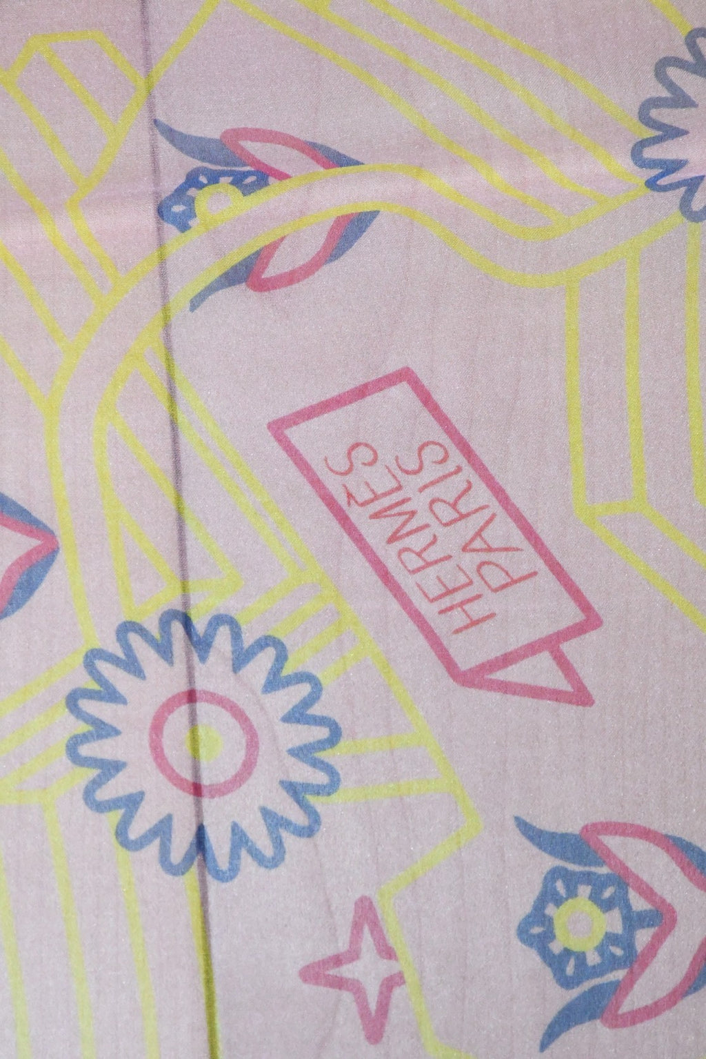 Hermes Shawl La Source de Pegase 140 cm Chiffon Silk mousseline scarf Pegasus