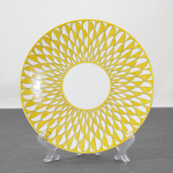 Hermes Soleil d'Hermes Dinner Plate 27 cm porcelain yellow tableware 10.8"