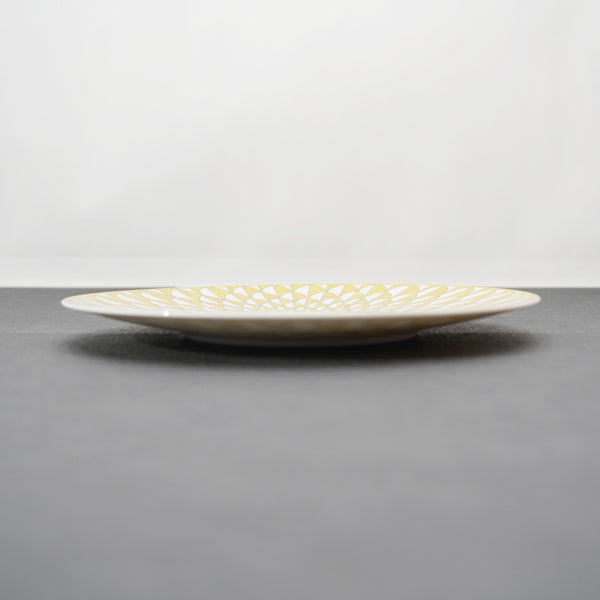 Hermes Soleil d'Hermes Dinner Plate 27 cm porcelain yellow tableware 10.8"